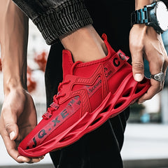 Men's Mesh Breathable Non Slip Running Shoes Blade Type Shoes