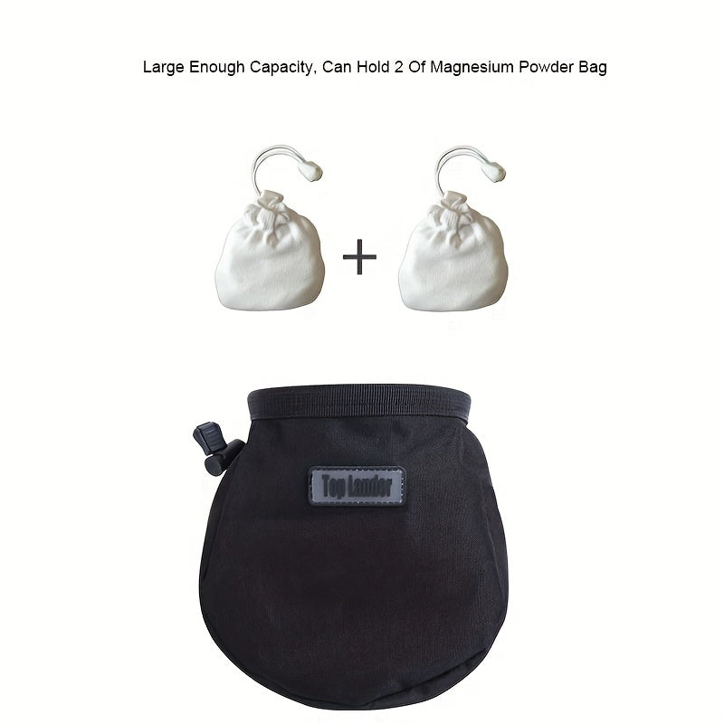 Drawstring Chalk Bag for Rock Climbing Bouldering Gym Training