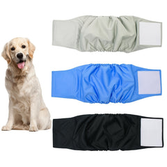 Washable Male Dog Diapers Soft Belly Bands for Comfortable Fit