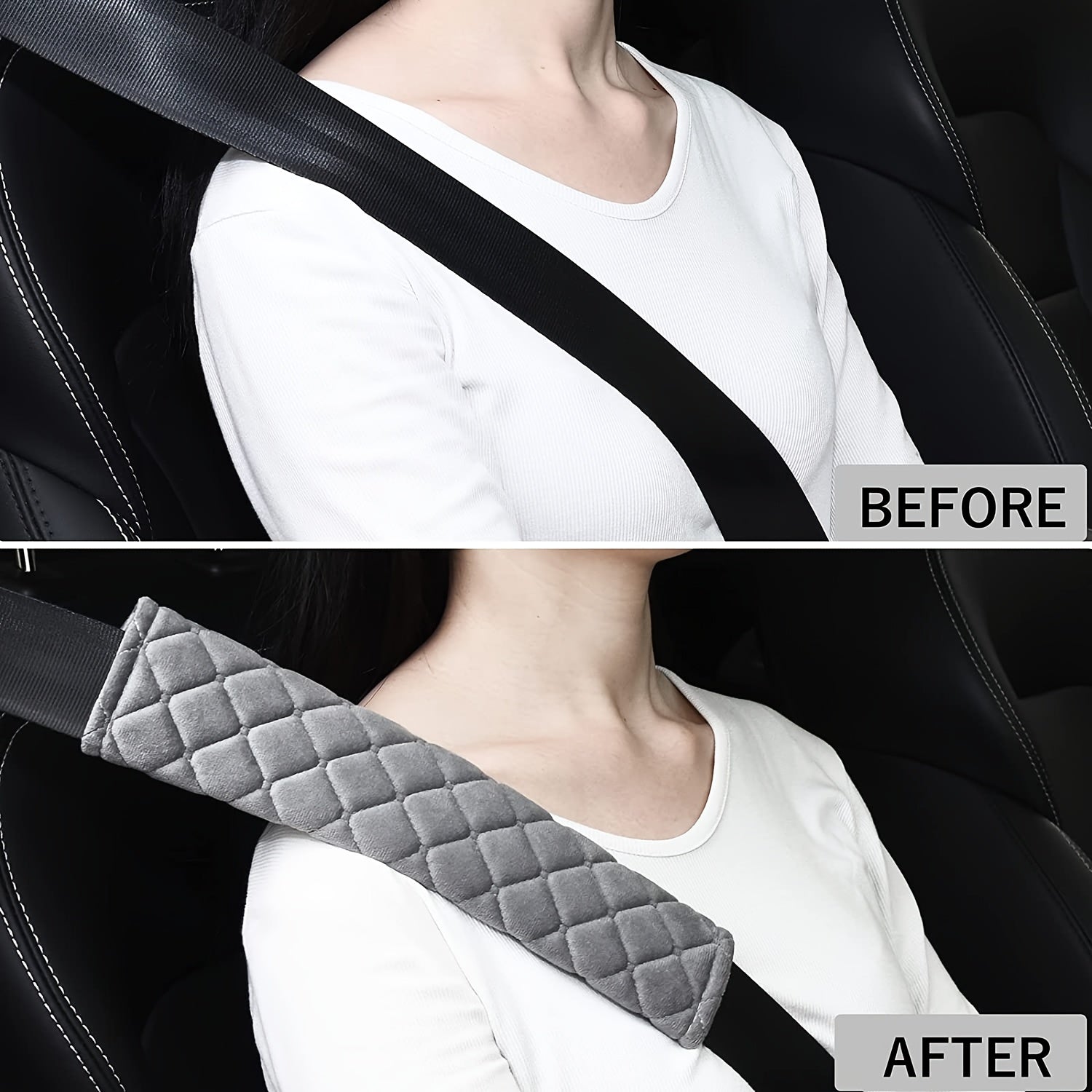 Car Seat Belt Cover Shoulder Pads Strap Covers Harness Pad