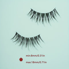 18mm Thick Long Tip Tail V Type Faux Mink Lashes