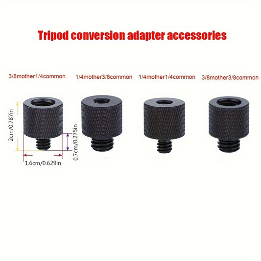 Camera Tripod Adapter Thread 3 8 Female 1 4 Male To 1 4 Male 3 8 Male