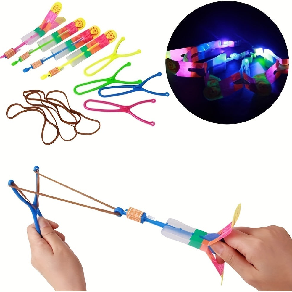10pcs LED Light Arrow Flying Toys Flashing Children's Toys