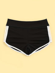 Fishnet Stitching Lounge Shorts for Women