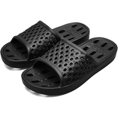 Men's Lightweight Non Slip Slides for Indoor Outdoor Beach Shower