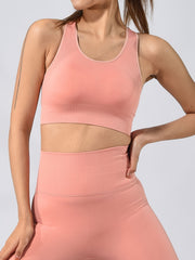 Wirefree Padded Yoga Sports Bra Anti-sagging Gym Athletic Workout