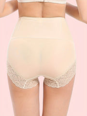 Lace Stitching Shaping Panties Tummy Control Compression Panties