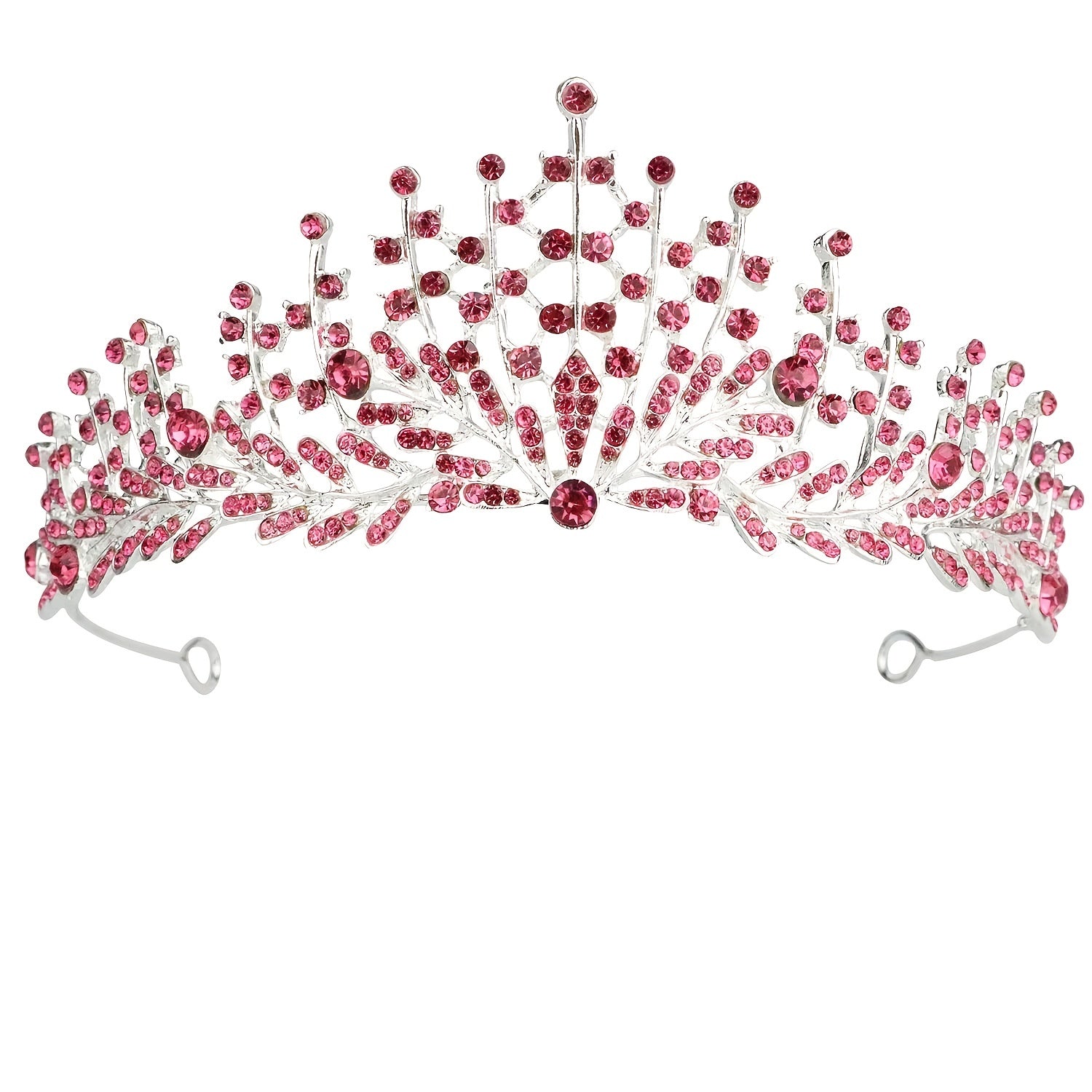 Baroque Crystal Queen Crowns Tiaras Princess Hair Accessories