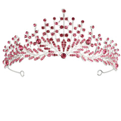 Baroque Crystal Queen Crowns Tiaras Princess Hair Accessories