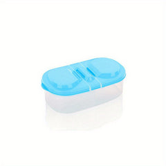 Large Capacity Double Grid Fresh-Keeping Box for Fruits & Snacks