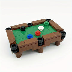 Mini Pool Table Building Blocks Toy Gift