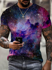 Men's Lion Graphic T shirt 3D Print Crew Neck Top Tee For Summer