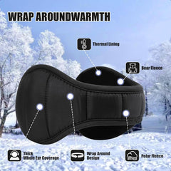 Aigla Winter Foldable Earmuffs Cold Proof Fleece Lined