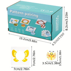 Shape Matching Animal Food Puzzle Toy for Kids