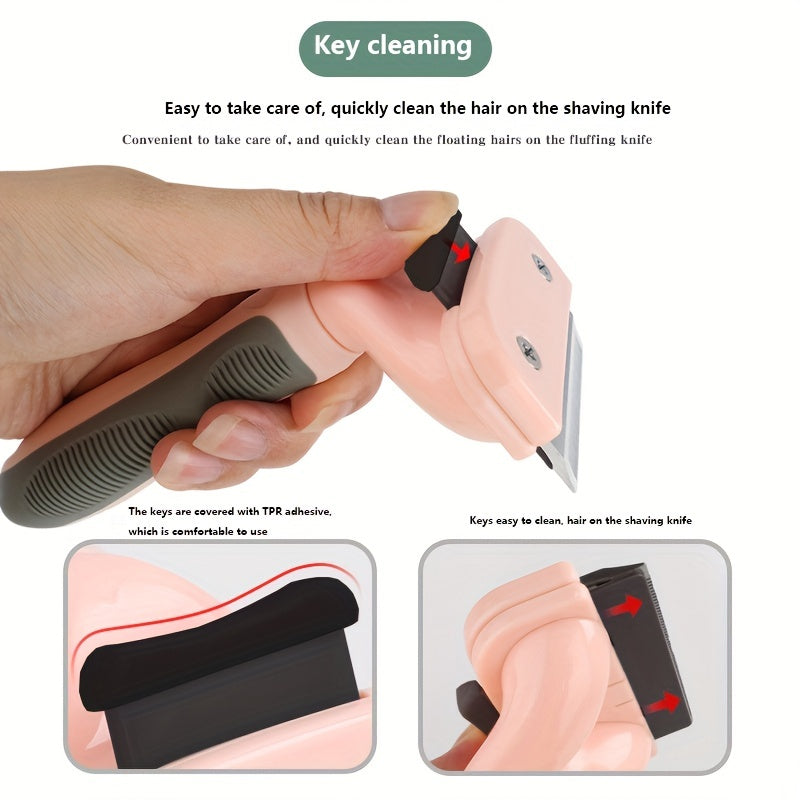 Professional Dog Shedding Brush for Effective Grooming