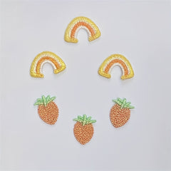 Bright Rainbow Embroidery Patch for Men