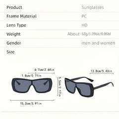 Y2K One Piece Sunglasses UV400