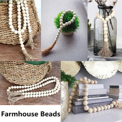 100pcs 20mm Round Wood Beads Unfinished Spacer Natural Craft DIY Art Supplies