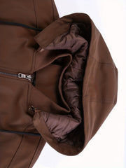 Men's Soft Shell Hooded Jacket Windproof Zip Up Winter Outdoor