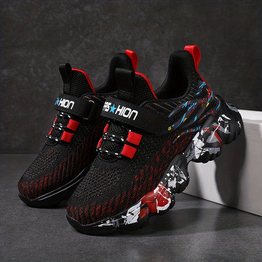 Boy's Running Shoes Anti skid Breathable Sneakers For School