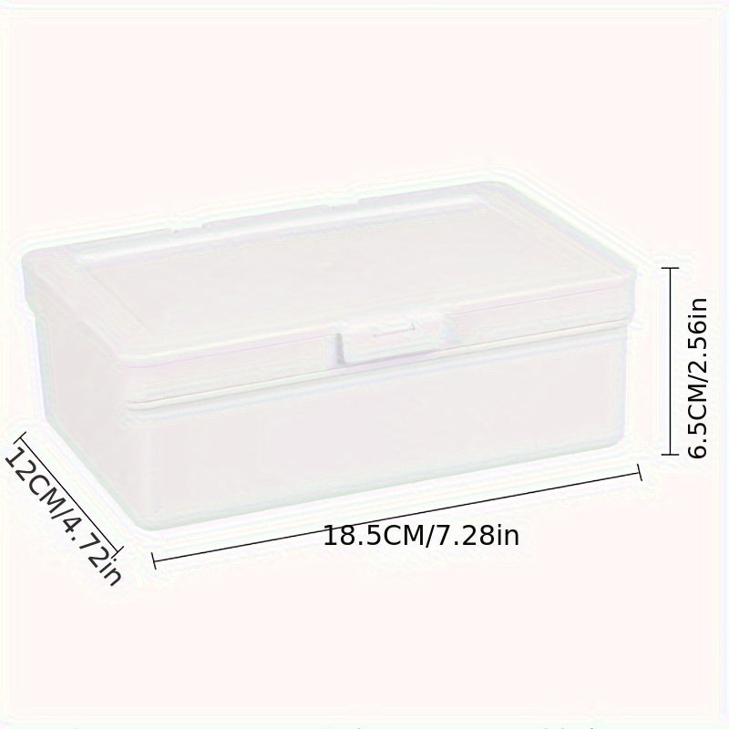 Flip Storage Box Desktop Medicine Gadget Classification Stationery Snack Box