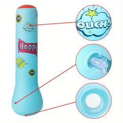 Inflatable Boxing Column for Kids & Adults PVC Tumbler Vent Toy