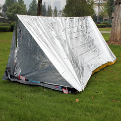 Emergency Thermal Blanket Tent for Outdoor Hiking & Camping