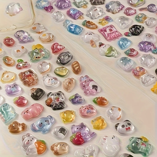 1pc Cartoon Embossed Fun 3D Stickers for Scrapbooking Journaling