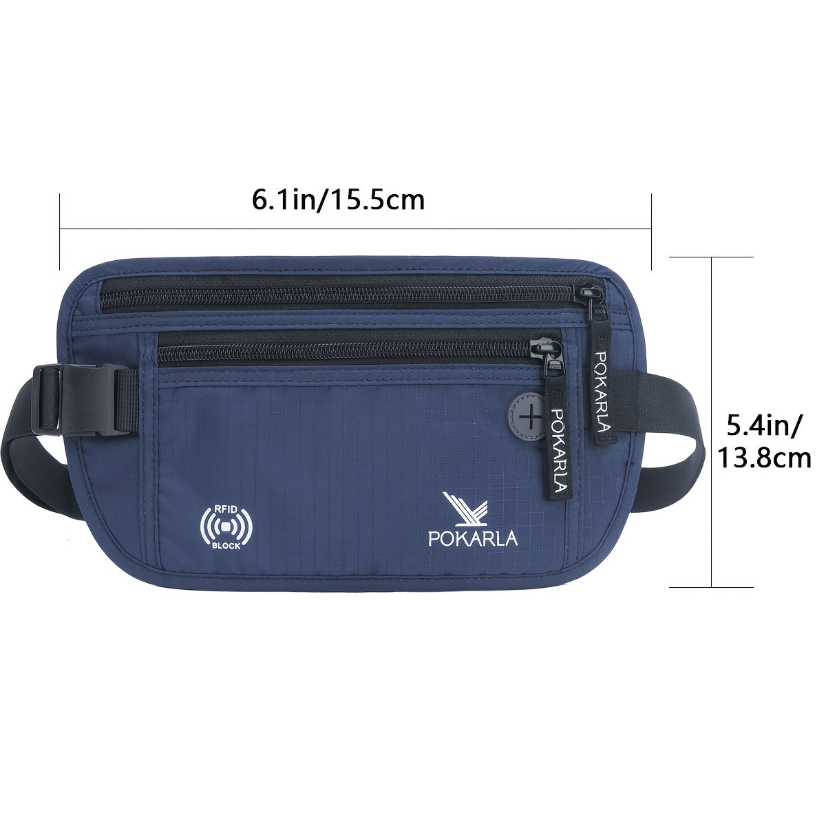 Dark Casual Waist Bag