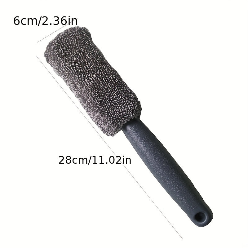 Portable Microfiber Wheel Tire Rim Brush Car Wheel Wash Cleaning