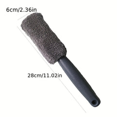 Portable Microfiber Wheel Tire Rim Brush Car Wheel Wash Cleaning