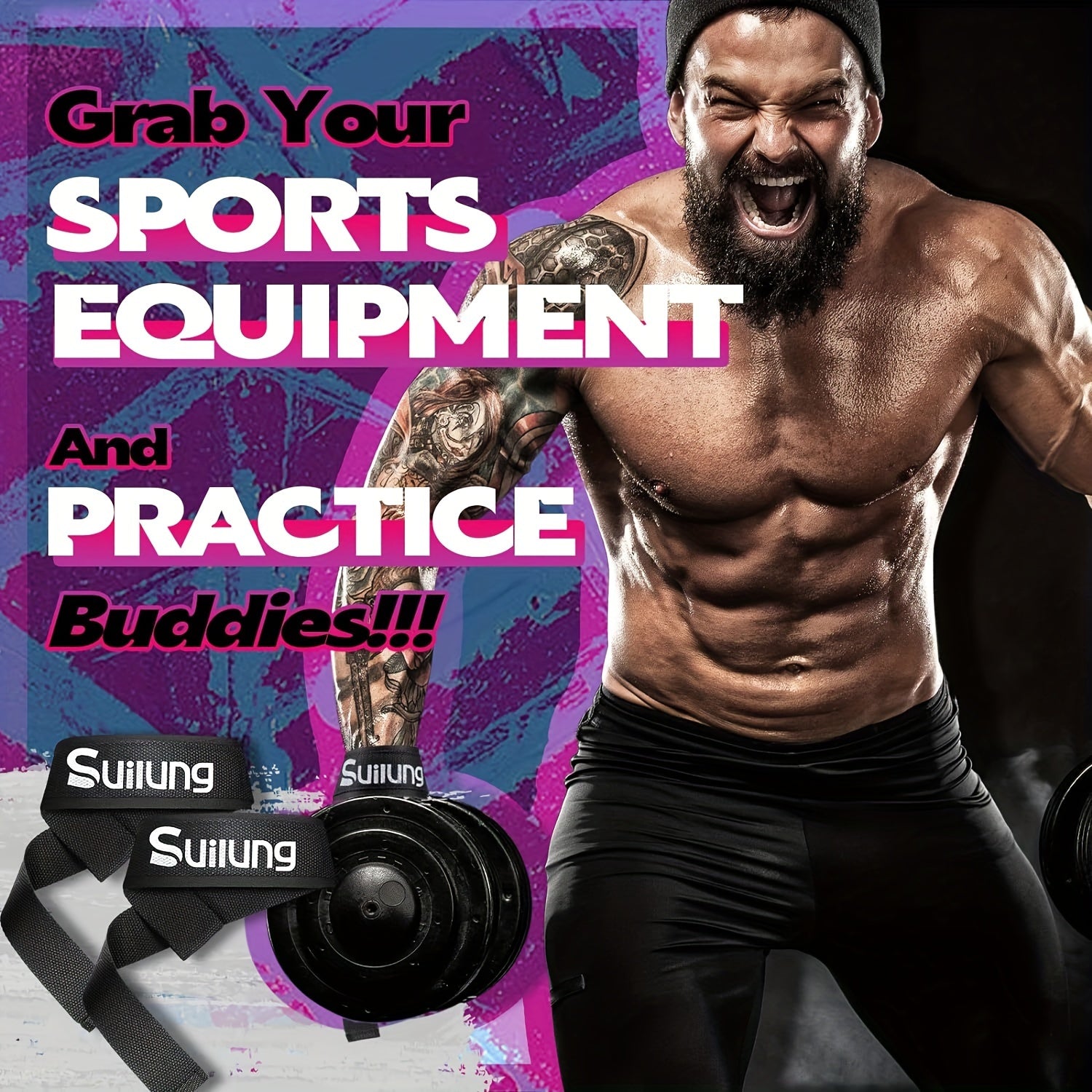 Ankle/Wrist Strap Set for Cable Machine Workouts