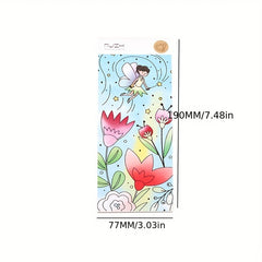 12pcs Watercolor Coloring Book for Kids, Built-in Watercolor Palette