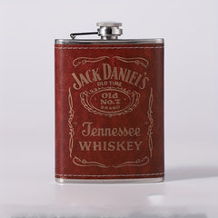 8oz Stainless Steel Square Flask - Perfect Gift for Family Friends and Christmas