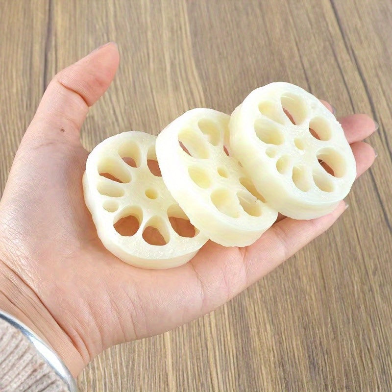5pcs Jade Rice Cake & Vegetable Models for Restaurant Decor & Photography Props