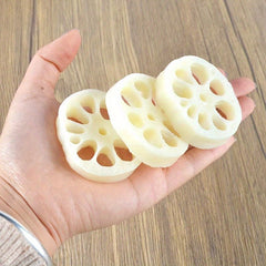 5pcs Jade Rice Cake & Vegetable Models for Restaurant Decor & Photography Props