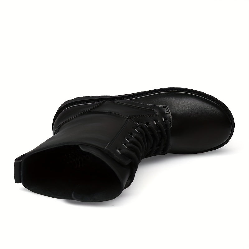 Men's Lace Up High Top Riding Boots