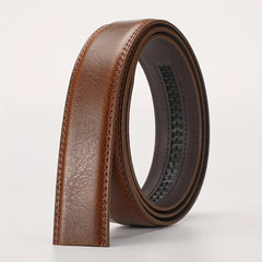 Men's Leather Belt Waist Stap Without Buckle Business Belt