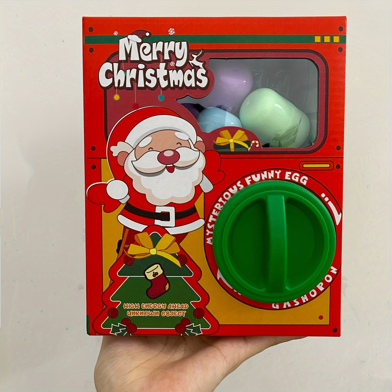 Children's Egg Twist Machine Funny Eggs Toy for Christmas Surprise