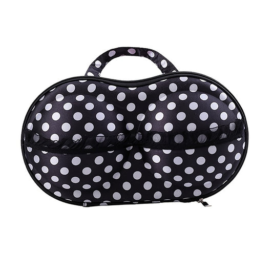 Polka Dot Portable Bra Storage Bag Underwear Travel Organizer