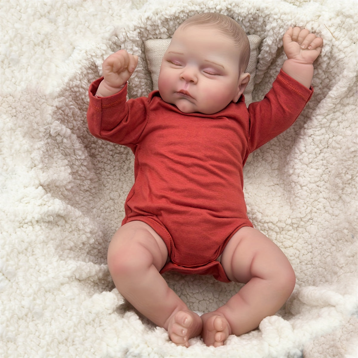 Realistic Reborn Baby Doll 45 Fantasy Doll with Hand Painted Skin Texture