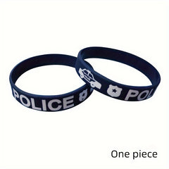 Flag Rubber Bracelet Silicone Wristband Unisex