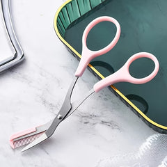 3 Pcs Eyebrow Grooming Set Eyebrow Comb Scissors Scraper Women Gift
