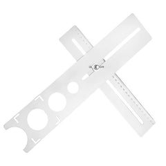 Adjustable Hole Locator Stainless Steel Wall Marking Ruler