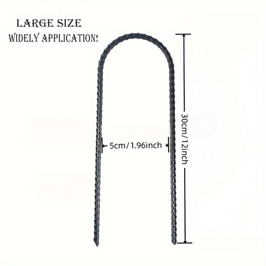 Trampoline Ground Nail Fixing Pile U-shaped Coated Steel Reinforcement