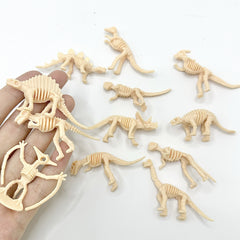 20pcs Mini Dinosaur Skeletons Set with Excavation Accessories
