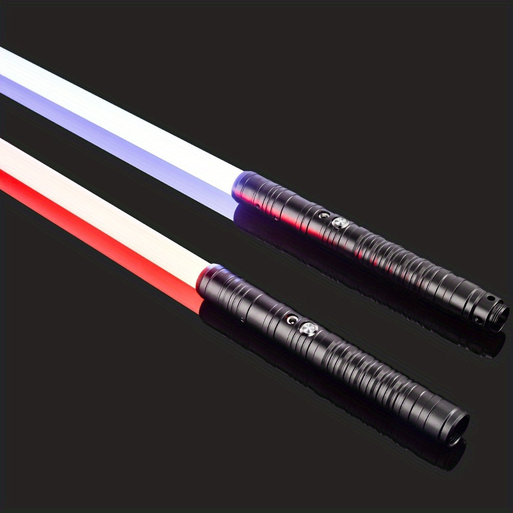 2 in 1 RGB Light Sabers with Metal Hilt 16 FX Silent & Flash Modes