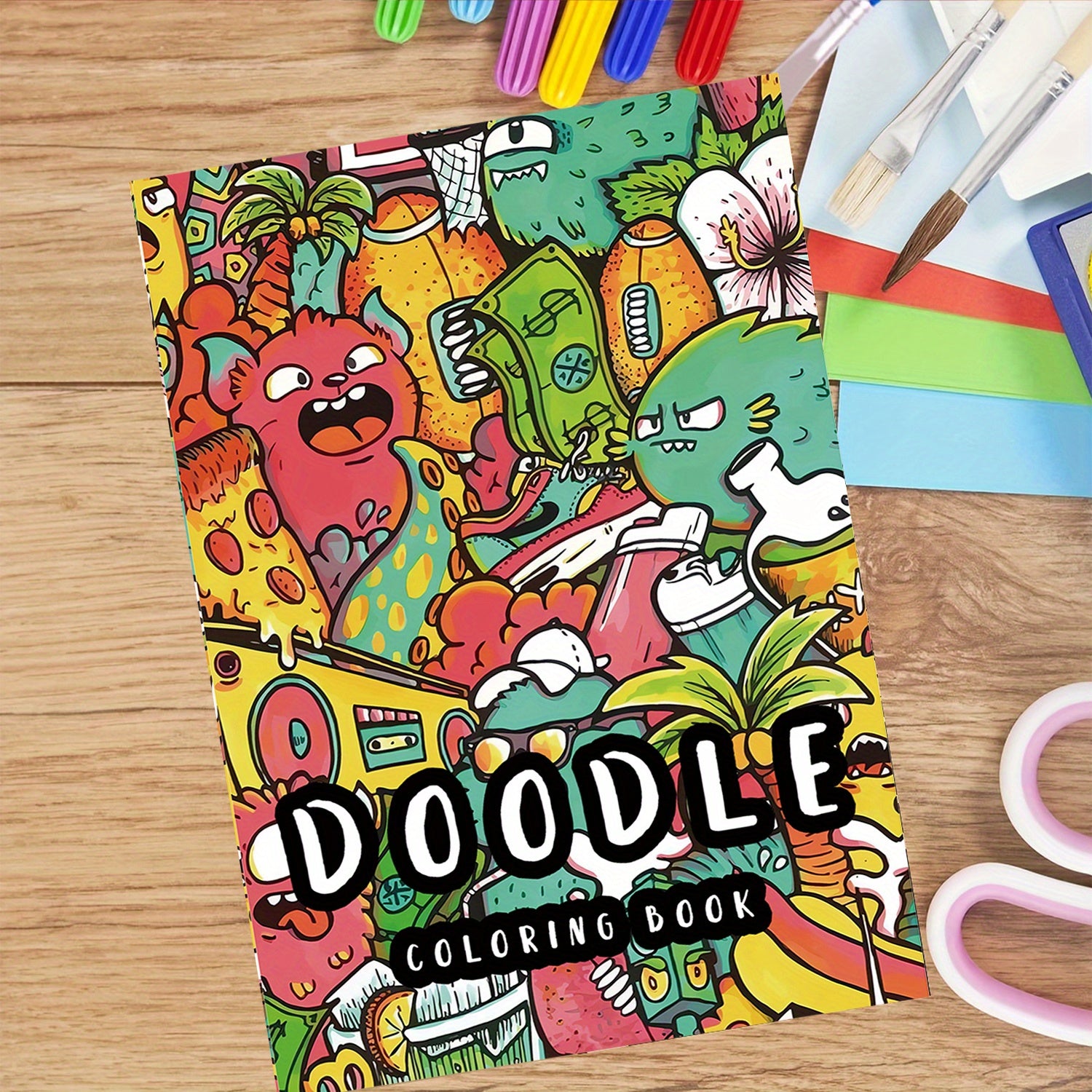 Graffiti Coloring Book for Adults & Teens Vibrant Urban Art