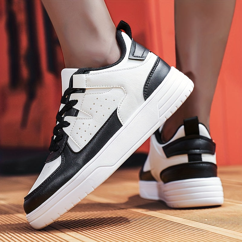Thick Bottom Skate Shoes Lightweight Breathable Non Slip Sneakers