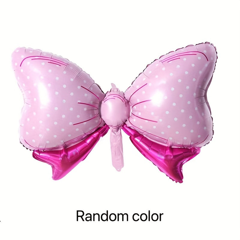 1pc Ins Aluminum Film Balloon A Bow Tie Happy Birthday Hundred Days Children